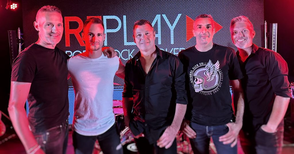 Replay cover music groupe de reprises Occitanie, Agde, Montpellier, Béziers, NÎmes, Narbonne, Carcassonne, Toulouse, Avignon, Perpignan